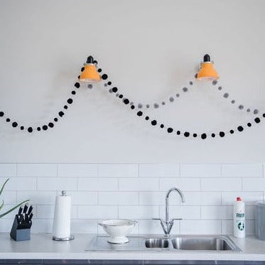 Pom Pom Garland - Grey