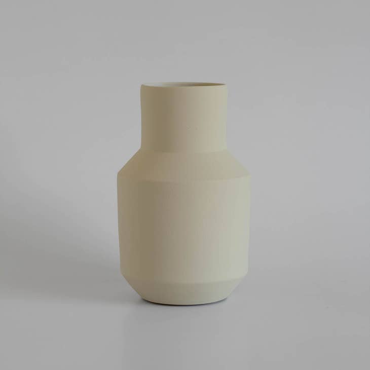 Large Handmade Ceramic Vase - Sand