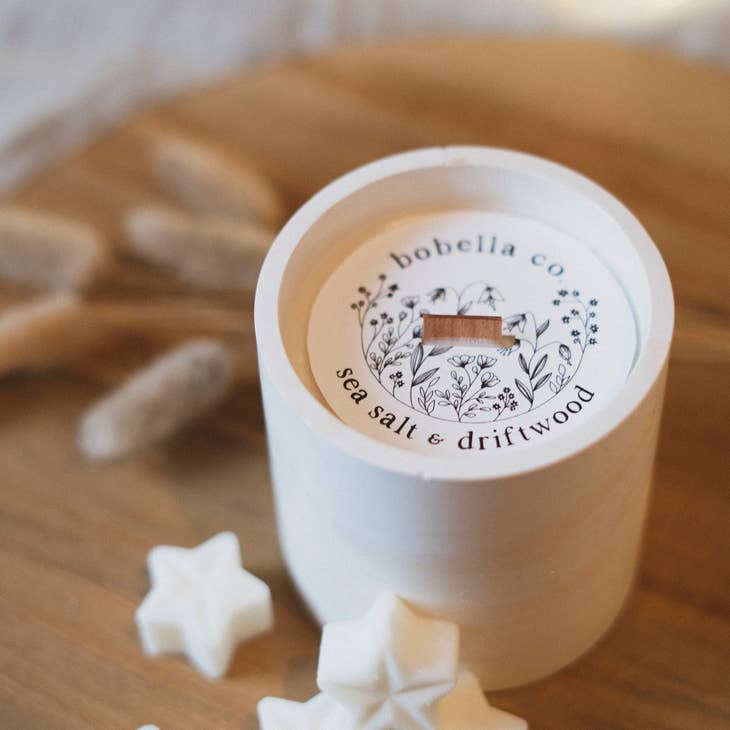 Soy Wax Candle - Sea Salt & Driftwood