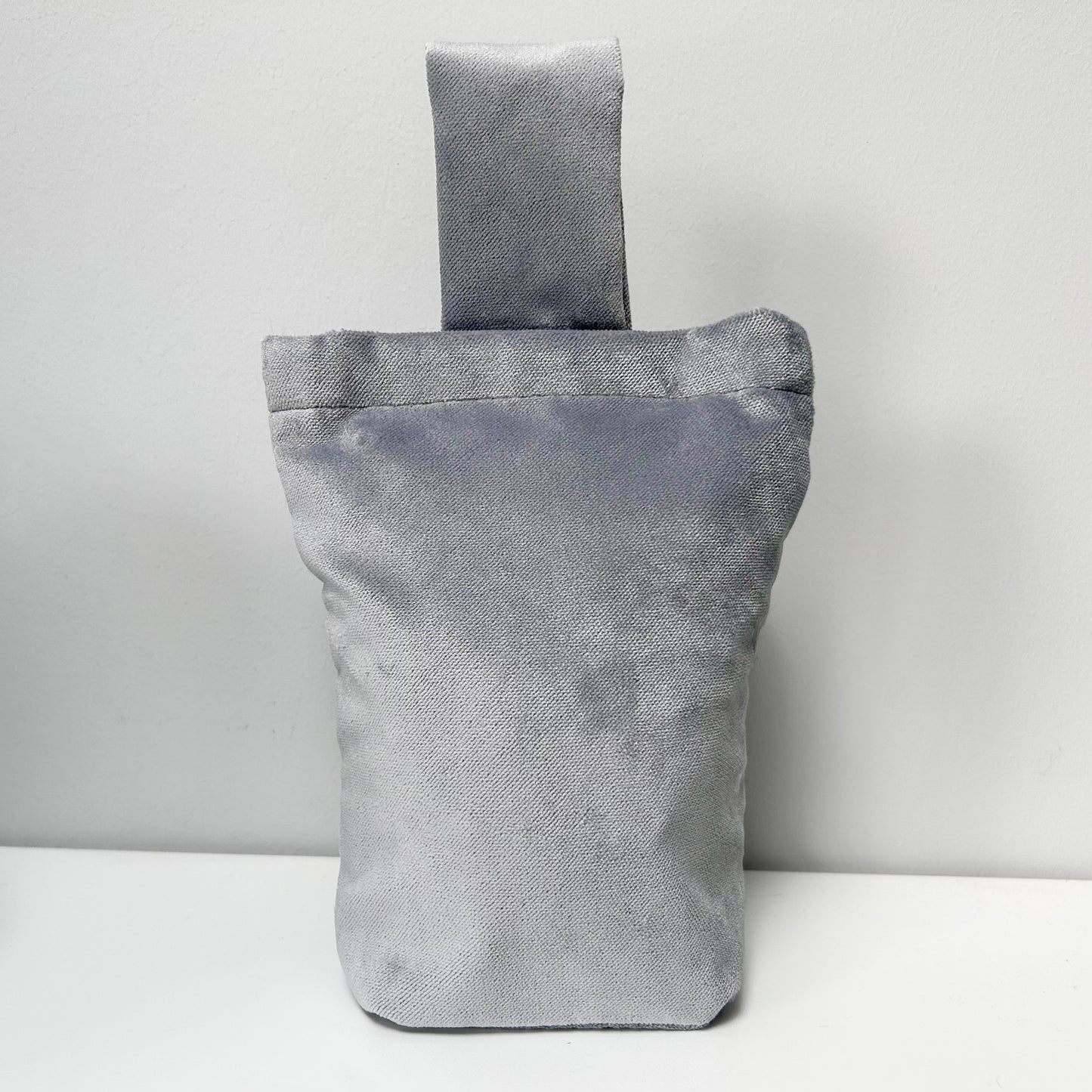 Matt Velvet Doorstop - Dove Grey