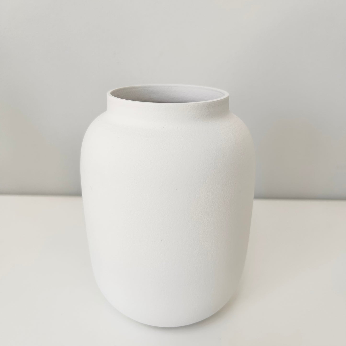 Small Handmade Ceramic Vase - White