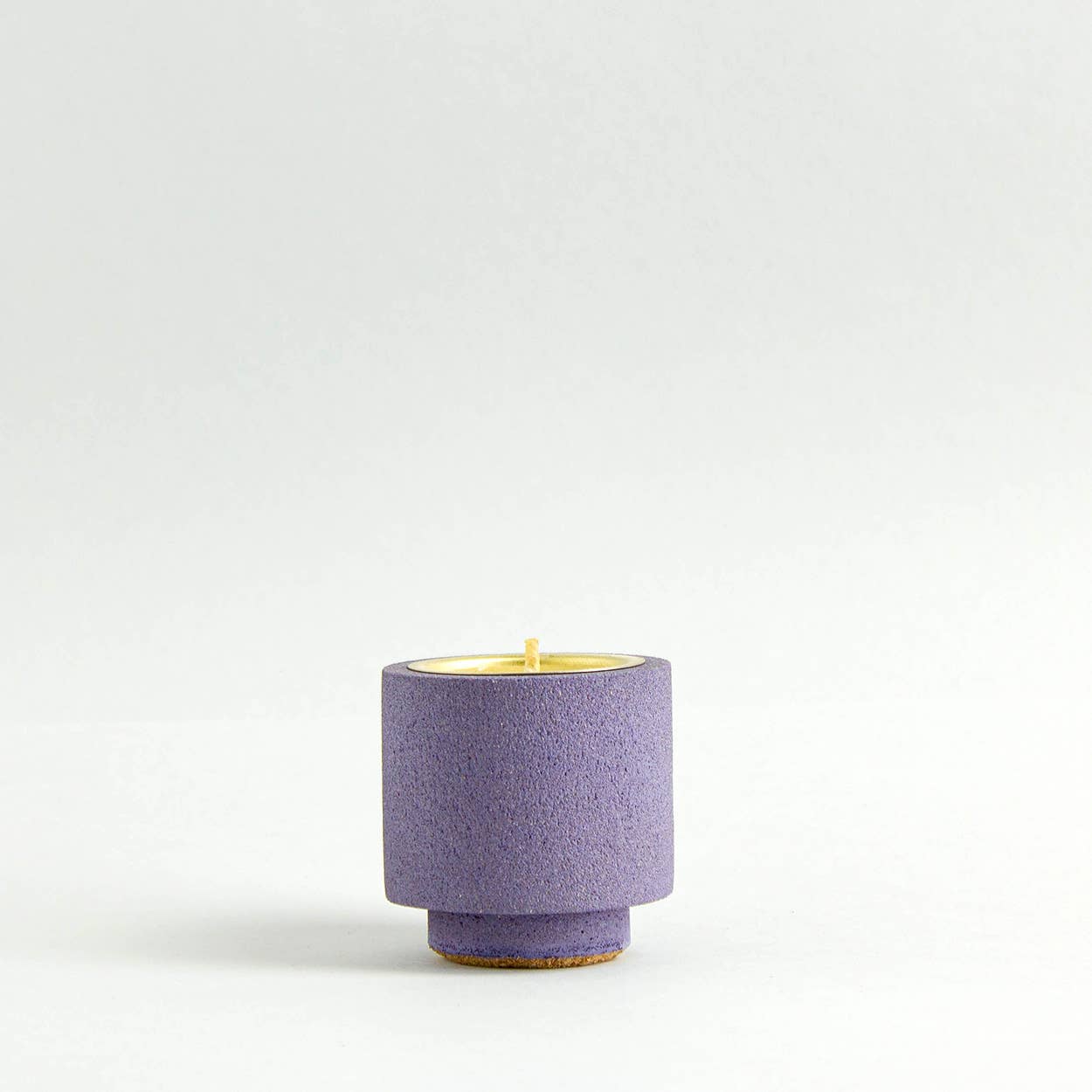 Stackable Candle / Tealight Holder - Jesmonite Lavender Purple